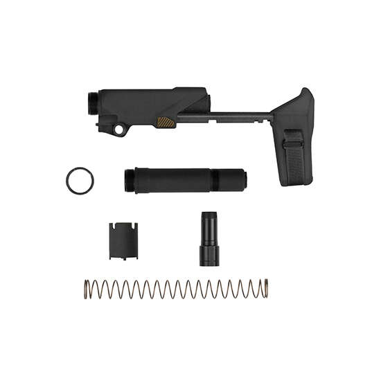 Parts SB Tactical Ready Series Honey Badger AR BRACE; BLACK; 9MM BUFFER/SPRING; SB LOGO